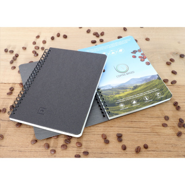 Logotrade advertising product image of: Coffee Paper Notebook Wire-O A5
