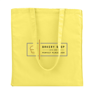 Logo trade corporate gifts picture of: Colour Square Bag (160 g/m²) cotton bag