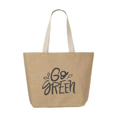Logo trade promotional products image of: Elegance Bag jute shopper