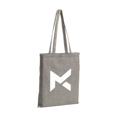 Logotrade promotional item image of: GRS Recycled Cotton Shopper (180 g/m²) bag