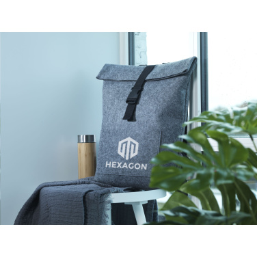 Logotrade promotional merchandise photo of: Nolan GRS RPET Felt backpack