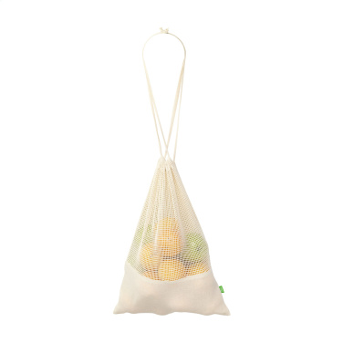 Logo trade advertising products picture of: Natura Organic GOTS Mesh Bag (120 g/m²) fruit bag
