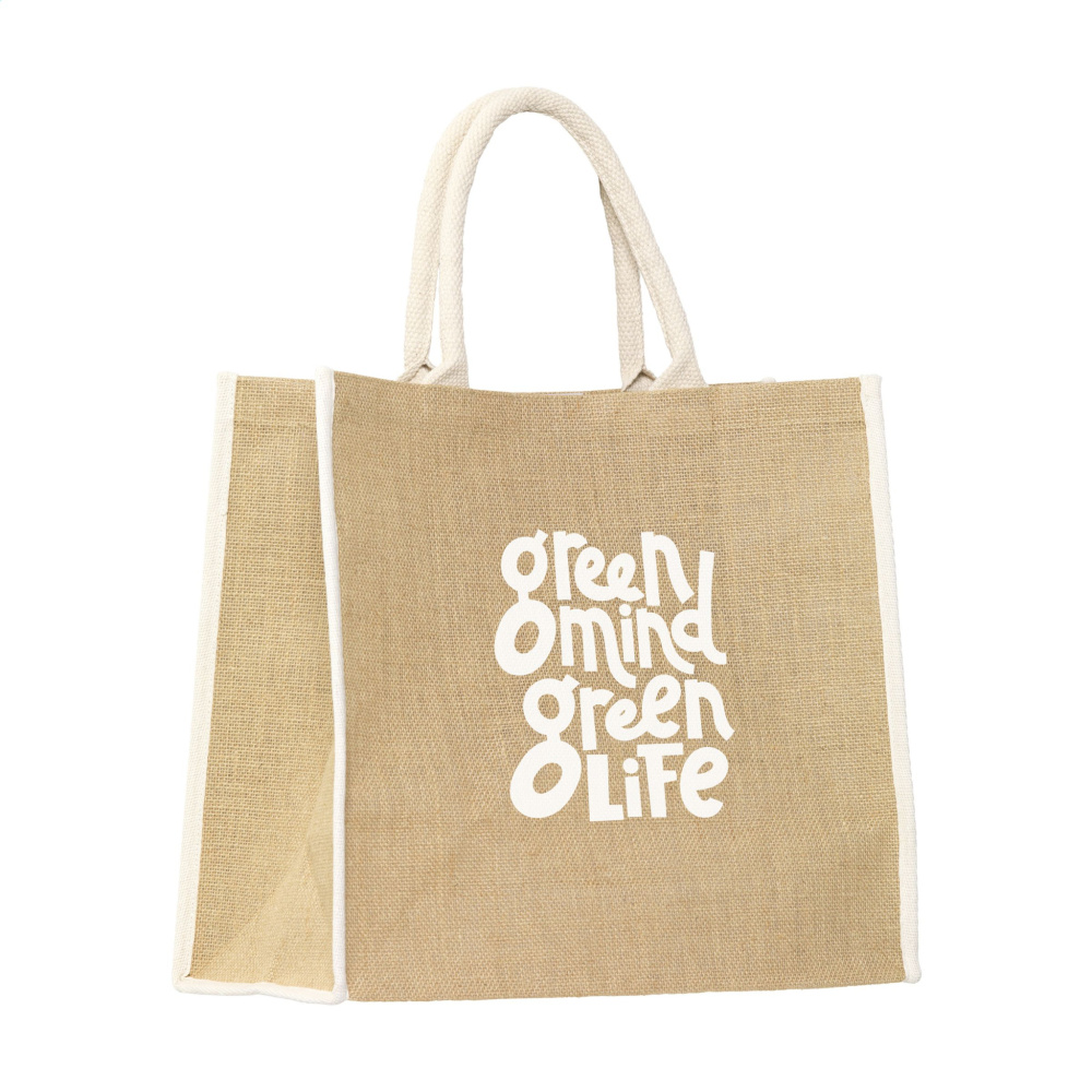 Logo trade promotional giveaways picture of: Gerona Jute Shopper bag