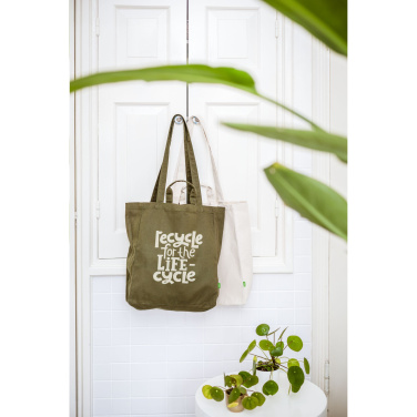 Logotrade promotional gift picture of: Organic Cotton Canvas Tote Bag (280 g/m²)
