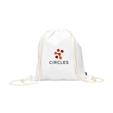 Logo trade promotional merchandise photo of: PromoColour GRS Recycled Cotton Backpack (150 g/m²)