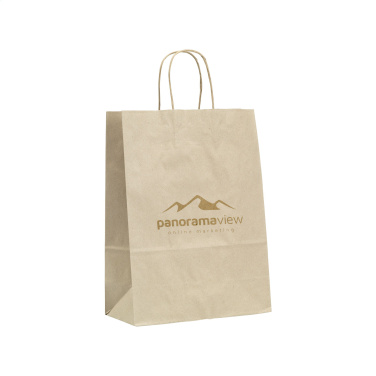 Logo trade advertising products image of: Leaf It Bag Wide recycled grass paper (90 g/m²) M