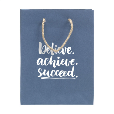 Logotrade promotional giveaways photo of: Leaf It Bag recycled with jeans fibres (180 g/m²) S