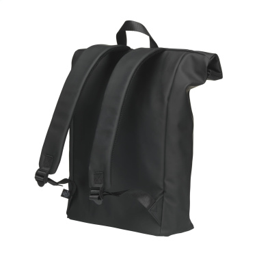 Logo trade corporate gifts picture of: Lennon Roll-Top Recycled Backpack