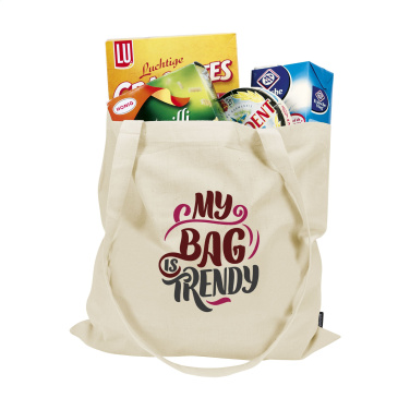 Logo trade promotional gifts image of: ShoppyBag GRS Recycled Cotton (140 g/m²)
