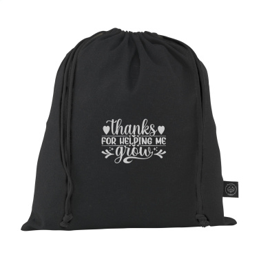 Logo trade advertising product photo of: Gift Pouch GRS Recycled Cotton (150 g/m²) M