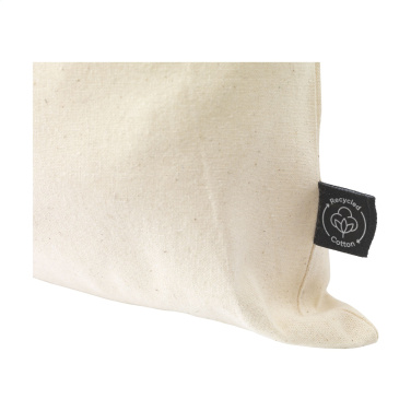 Logo trade corporate gifts picture of: Gift Pouch Natural GRS Recycled Cotton (150 g/m²) M