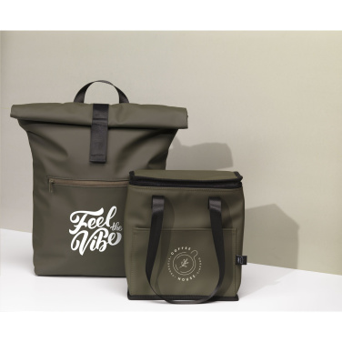 Logo trade promotional products image of: Lennon Recycled PU Cooler Bag