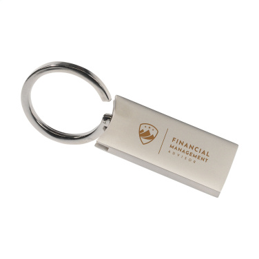 Logo trade corporate gifts image of: StraightKey key ring