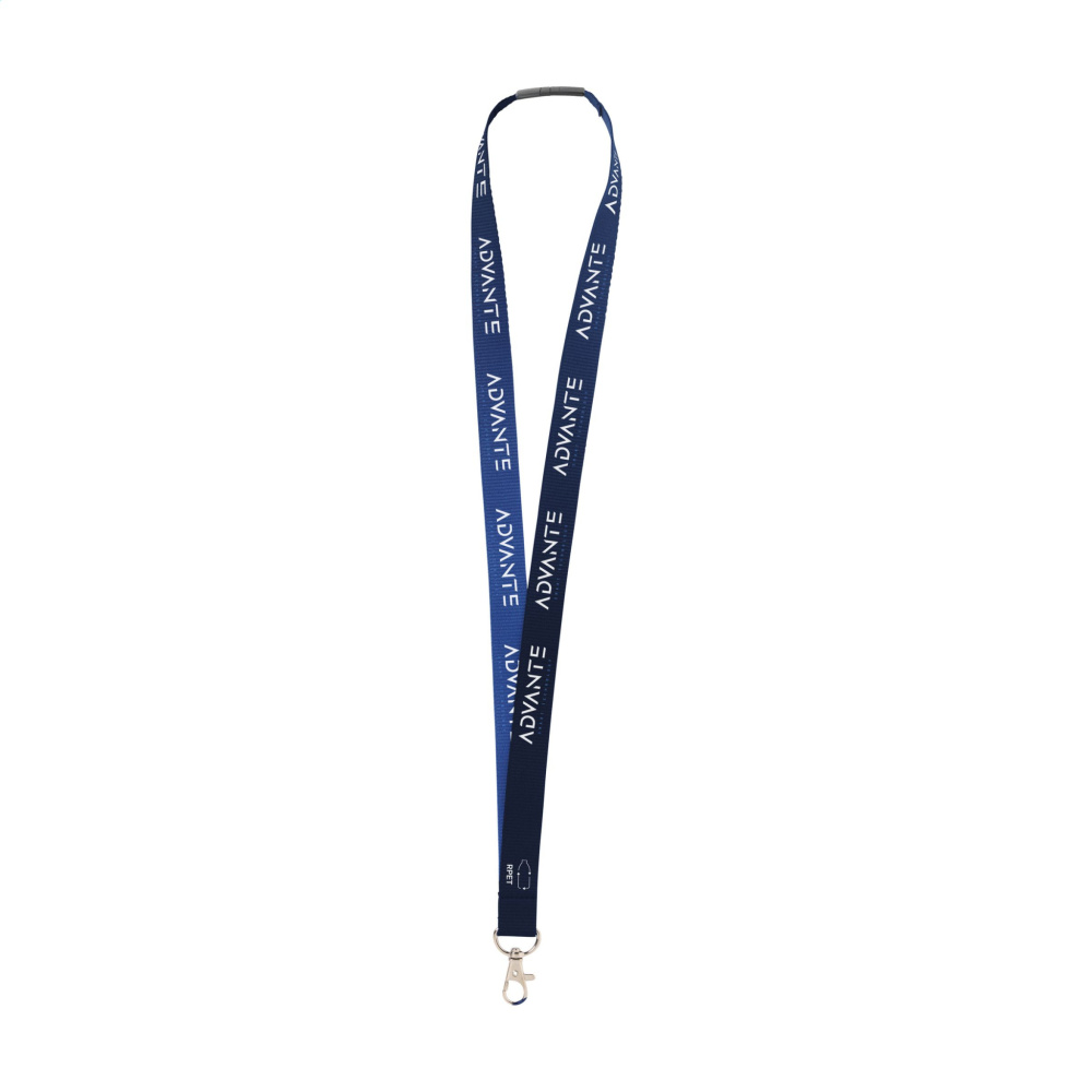 Logo trade promotional gifts picture of: Lanyard Sublimation Safety RPET 2 cm lanyard