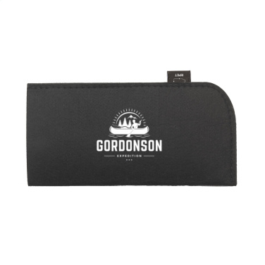 Logo trade business gifts image of: Feltro GRS RPET Pouch for glasses