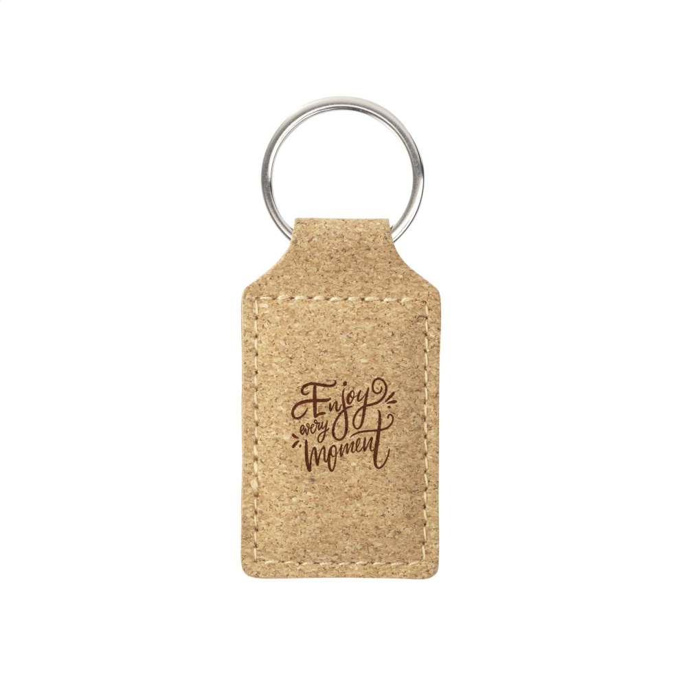 Logo trade corporate gifts image of: Cork Key Ring