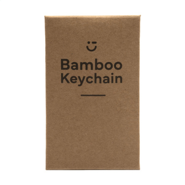 Logo trade corporate gifts image of: Casa bamboo keyring