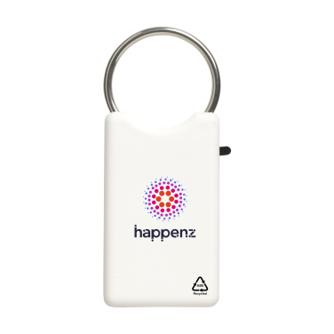 Logo trade promotional giveaways image of: Safe GRS Recycled Key Ring