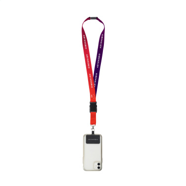 Logotrade promotional giveaways photo of: Lanyard Promo Complete Sublimatie RPET 2 cm with Patch
