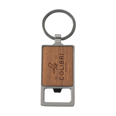 Logo trade advertising products image of: Sammy bottle opener / keyring