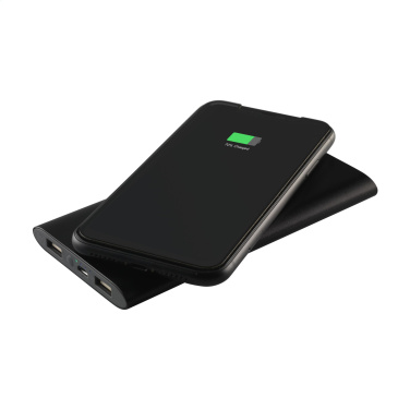Logo trade promotional products image of: Aluminium 8000 Wireless Powerbank wireless charger