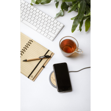 Logo trade promotional merchandise picture of: Lidos Stone ECO 10W Wireless Charger