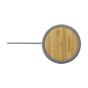 Logo trade promotional gifts picture of: Lidos Stone ECO 10W Wireless Charger