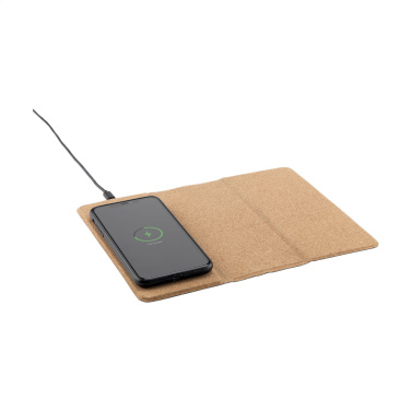 Logotrade corporate gifts photo of: Cork Wireless Charging Mousepad