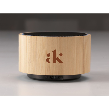 Logotrade promotional product image of: Wave Bamboo Wireless Speaker