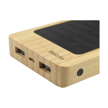 Logotrade promotional item picture of: Solar Powerbank 8000+ Wireless Charger