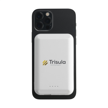 Logo trade advertising products picture of: Force Magnetic RCS Recycled Wireless Powerbank 5000