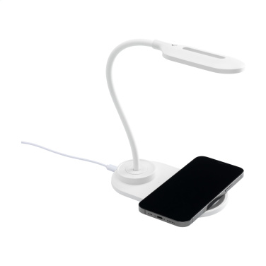 Logo trade corporate gifts image of: Carga 10W Desklight Wireless Charger