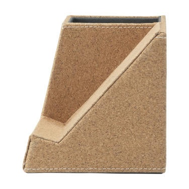 Logo trade promotional items image of: Ecork Pen Holder Wireless Charger