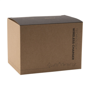 Logotrade advertising products photo of: Ecork Pen Holder Wireless Charger