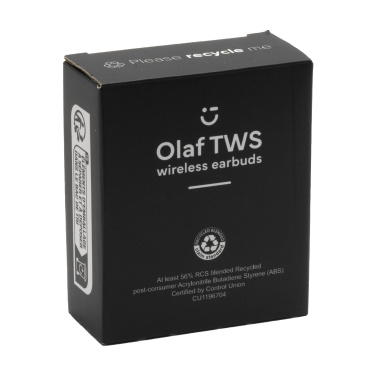 Logotrade advertising product picture of: Olaf RCS TWS Wireless Earbuds