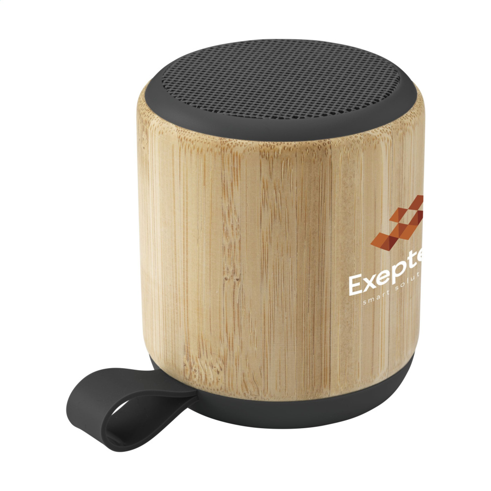 Logo trade advertising products picture of: Timor Bamboo Wireless Speaker