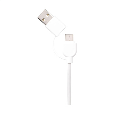 Logotrade promotional merchandise image of: Charging Cable RCS Recycled ABS-TPE