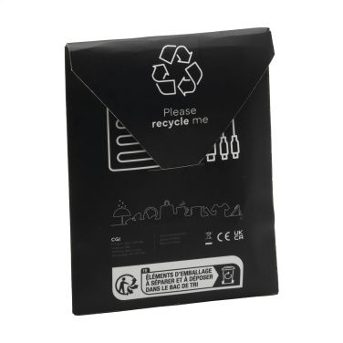 Logo trade promotional gifts picture of: Charging Cable RCS Recycled ABS-TPE