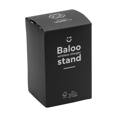 Logo trade promotional gifts image of: Baloo Wireless Charger Stand 15W
