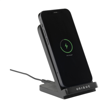 Logo trade promotional giveaway photo of: Baloo Wireless Charger Stand 15W