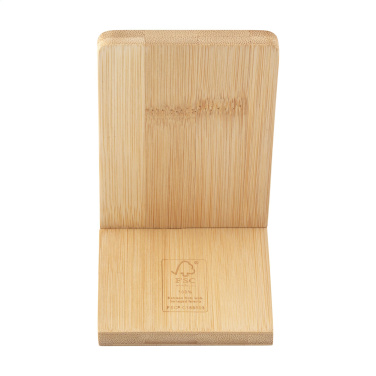 Logotrade promotional giveaways photo of: Miyo Bamboo Phone Stand