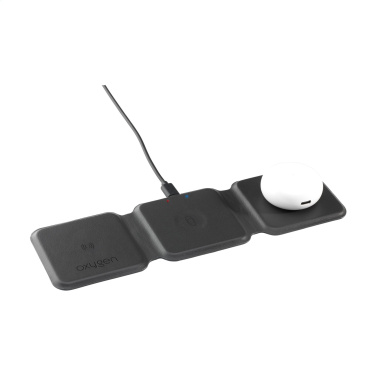 Logotrade advertising product image of: TriCharge RCS  Recycled PU Wireless Charger