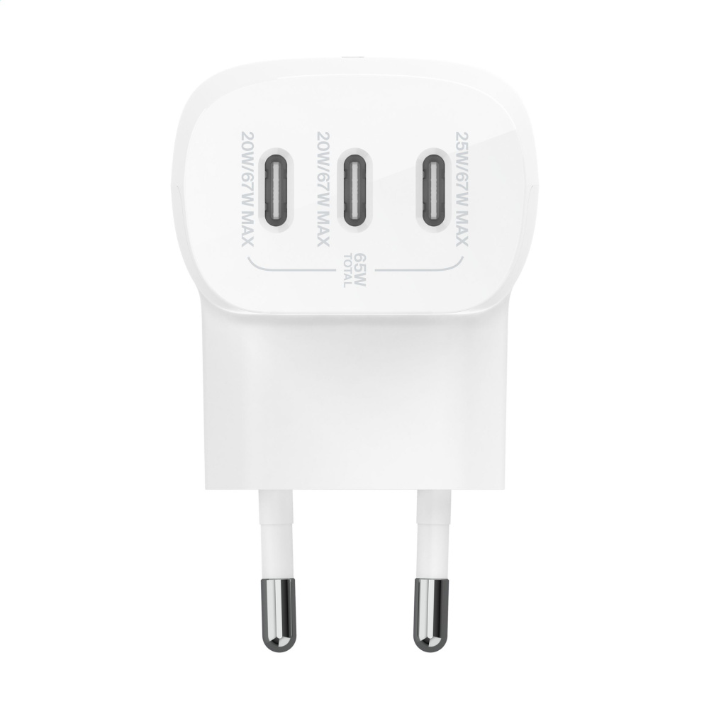 Logotrade advertising products photo of: Belkin BoostCharge 3-Port Wall Charger