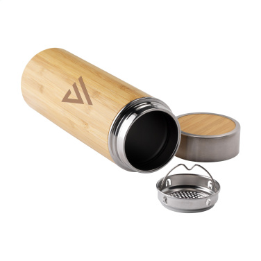 Logotrade promotional merchandise photo of: Osaka 360 ml bamboo thermo bottle/thermo cup