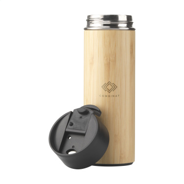 Logo trade promotional products picture of: Sakura 360 ml bamboo thermo bottle/thermo cup