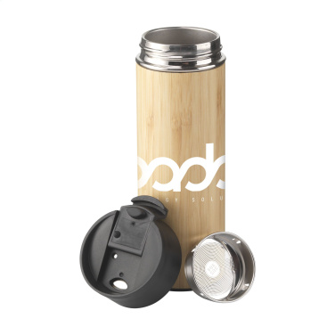 Logotrade promotional merchandise picture of: Sakura 360 ml bamboo thermo bottle/thermo cup