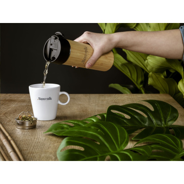 Logo trade promotional merchandise image of: Sakura 360 ml bamboo thermo bottle/thermo cup