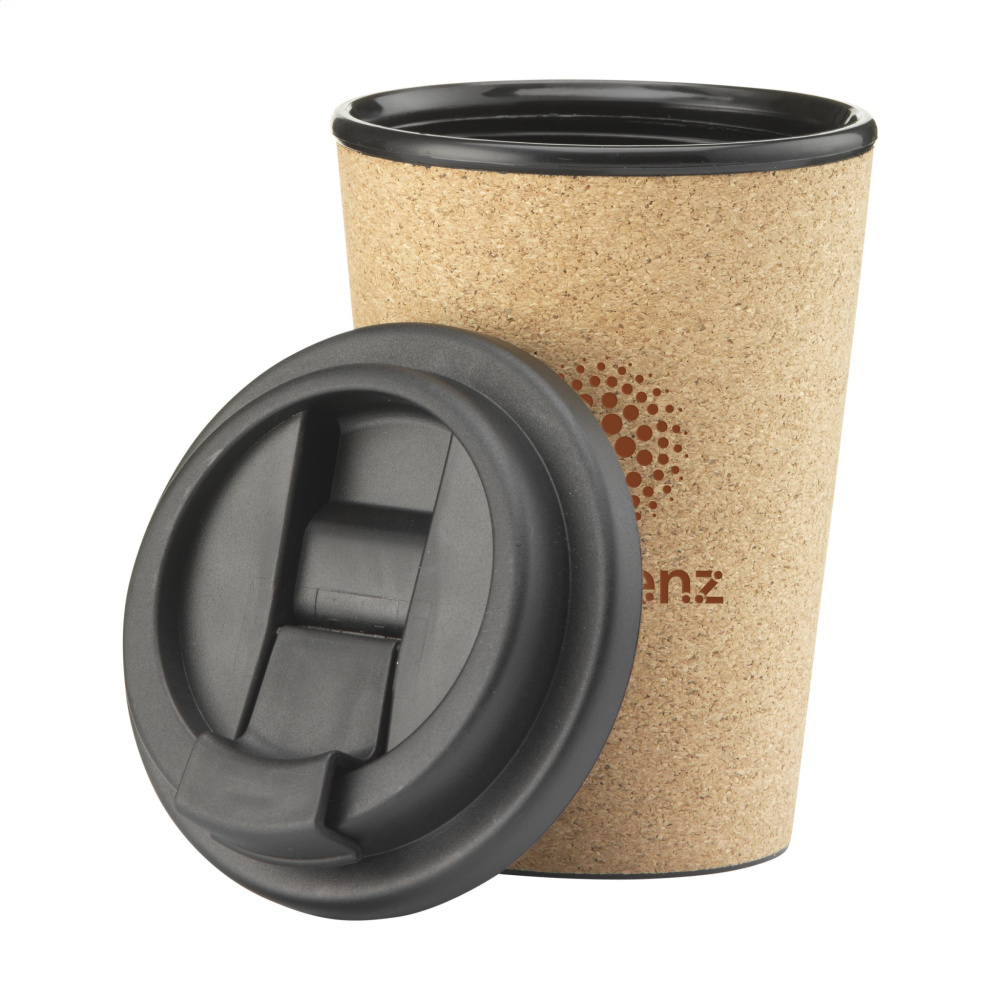 Logotrade promotional merchandise picture of: Attea Cork 350 ml coffee cup