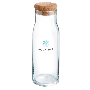Logo trade promotional gift photo of: Algarve Carafe 1 L with a cork cap