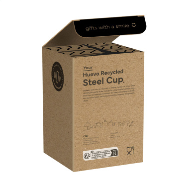 Logotrade business gift image of: Huevo RCS Recycled Steel Cup 350 ml thermo cup
